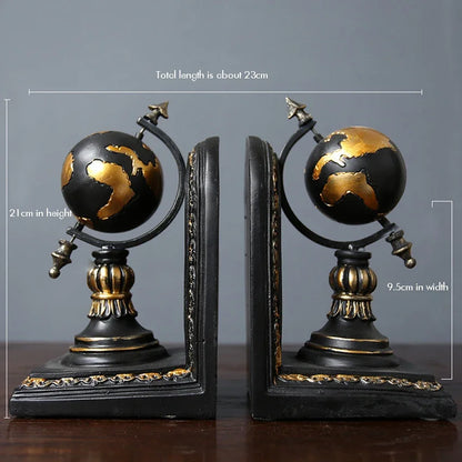 Resin Desktop Bookends - Elegant Office & Home Organizer bookend Living Room Organizer Table