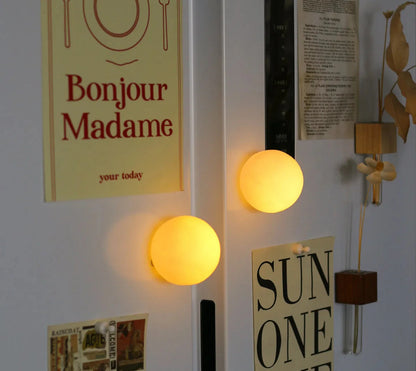 Moon Night Light Fridge Magnets