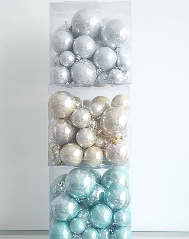 Pearl Christmas Balls Tree Decor