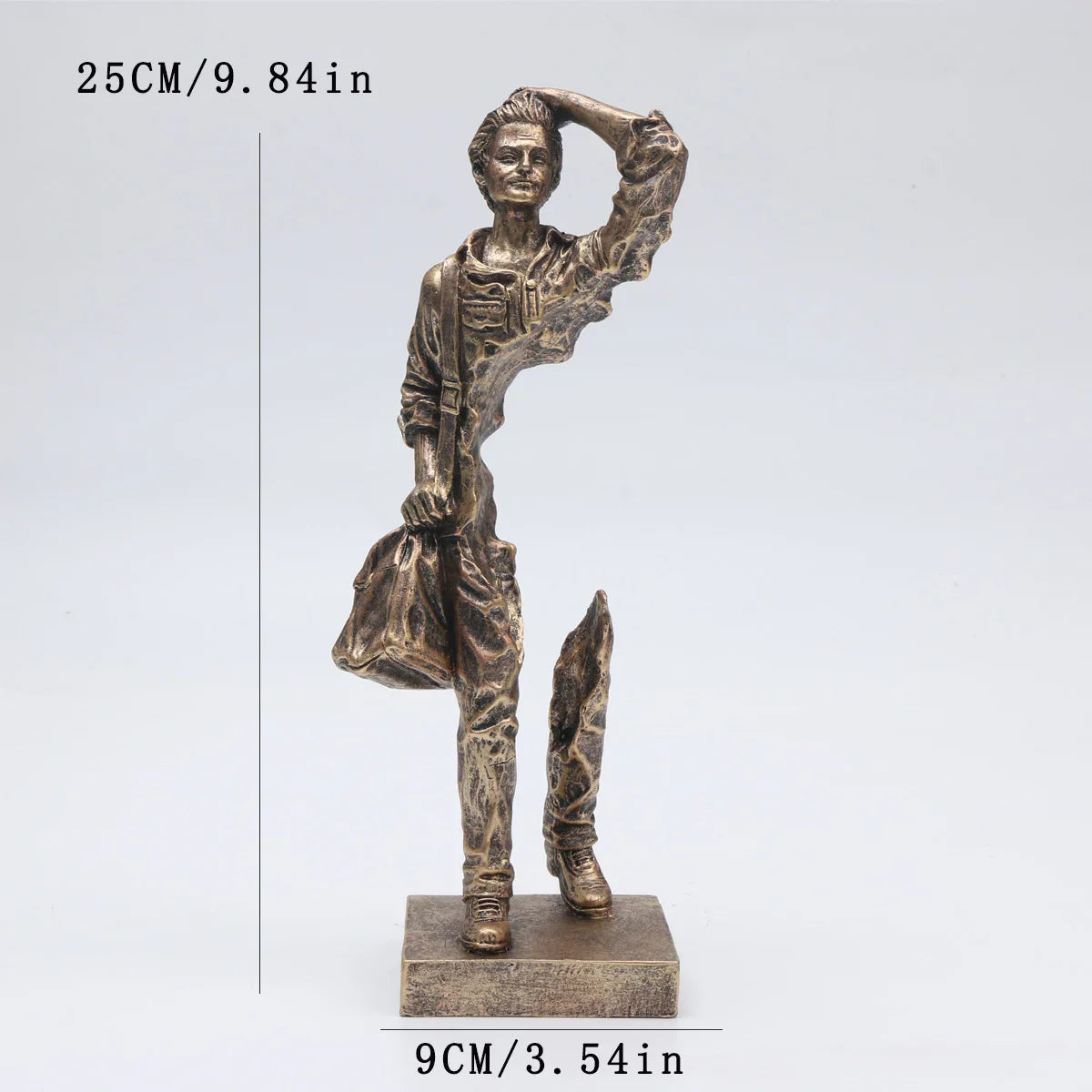 Traveler Resin Sculpture