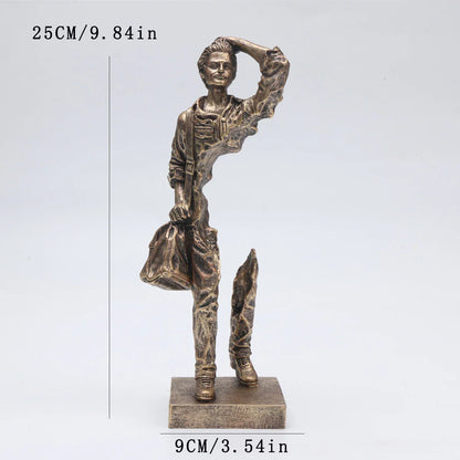 Traveler Resin Sculpture
