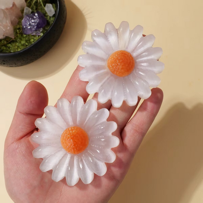 Selenite Daisy Bloom Crystal