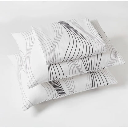 Wavy Strings Duvet Cover Set