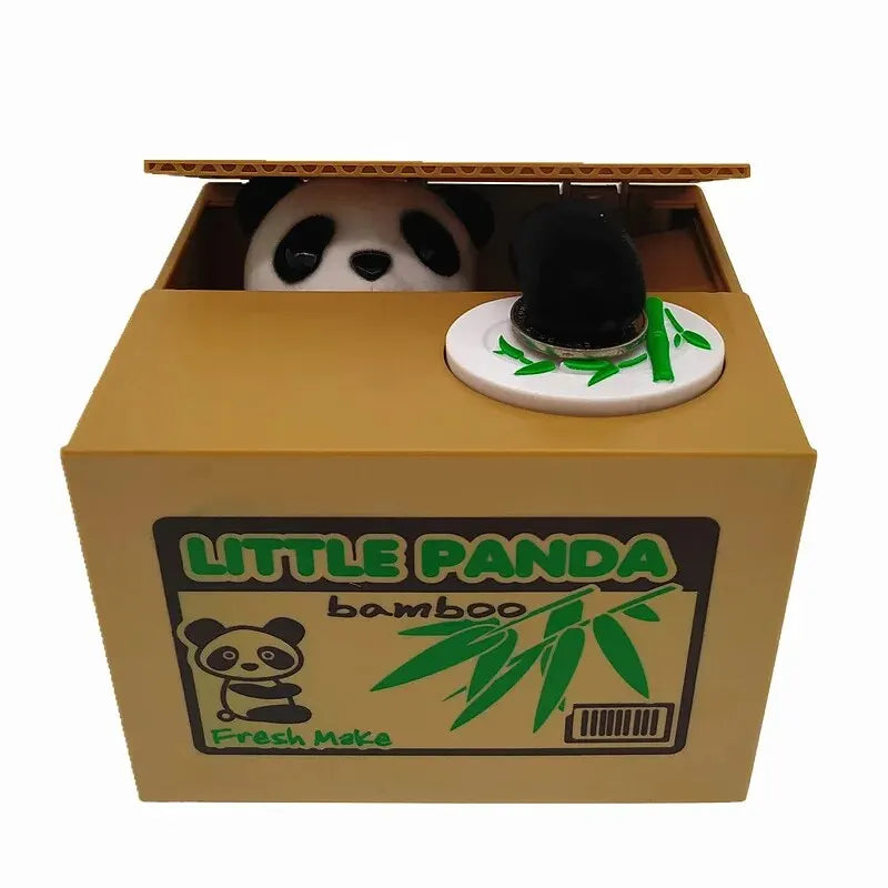 Banco de poupança do Pequeno Panda