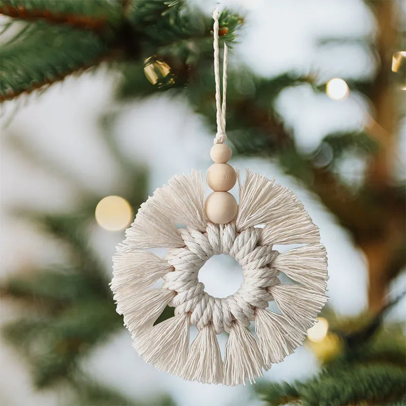 Macrame Christmas Tree Decor