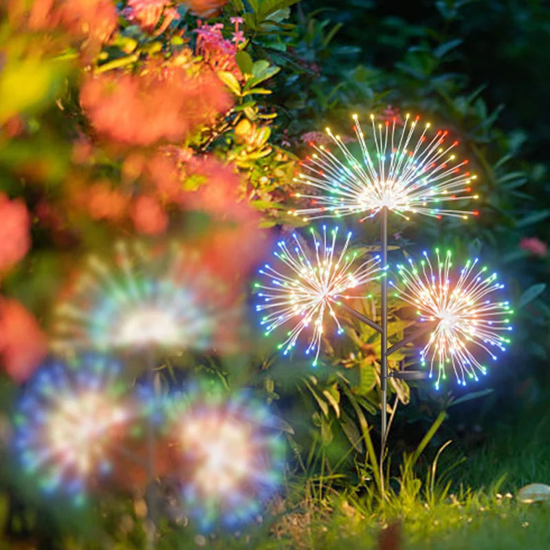 Solar-Lichterkette für Feuerwerk