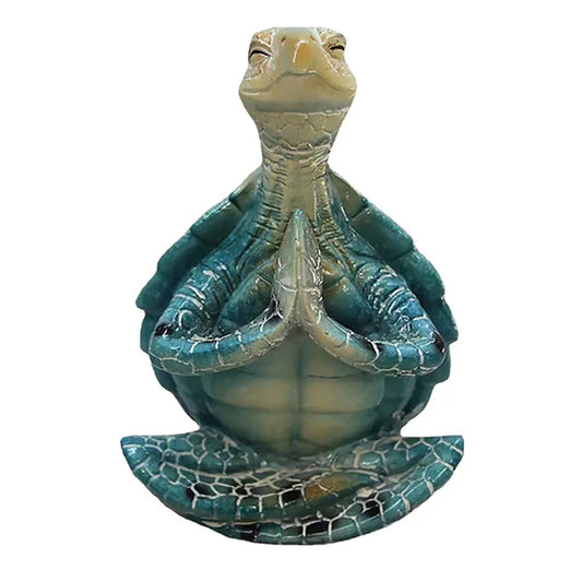 Sea Turtle Yoga Statue