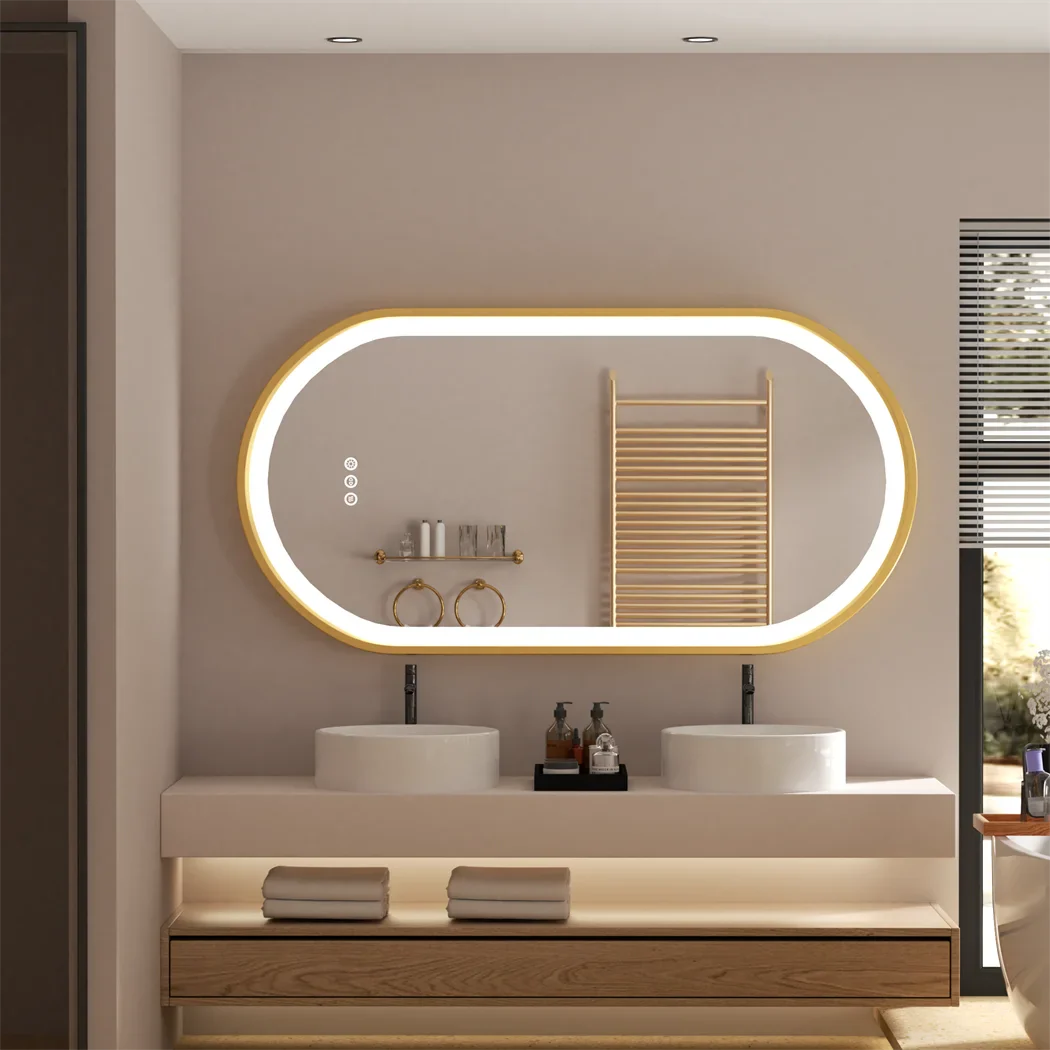 Luminous Halo Oval Smart Mirror
