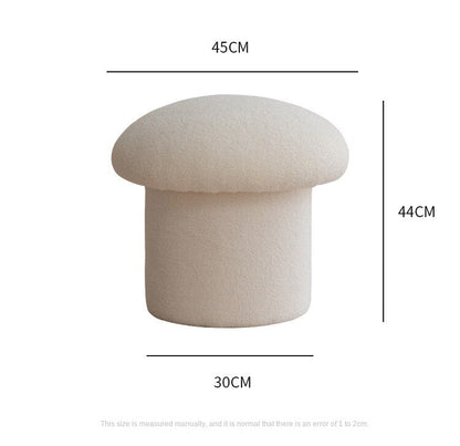 Mushroom Velvet Stool