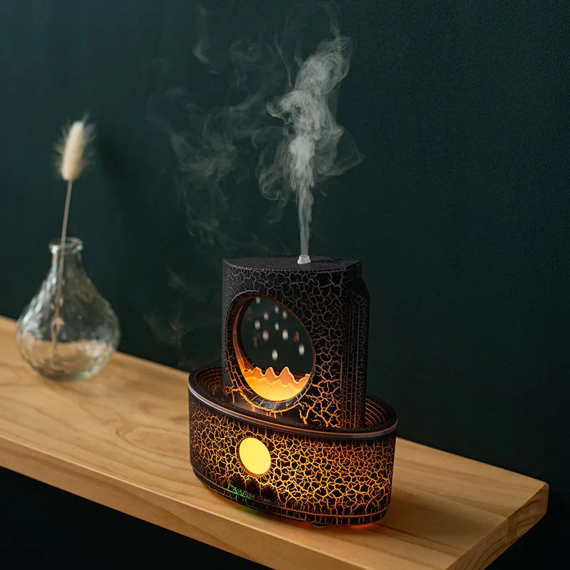 Zen Rain Cloud Aroma Diffuser with LED Light