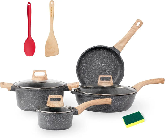 Granite Nonstick 10-Piece Cookware Set