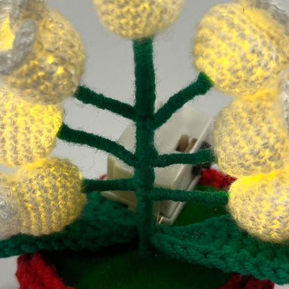 Hand-Knitted Lily Of The Valley Desk Lamp