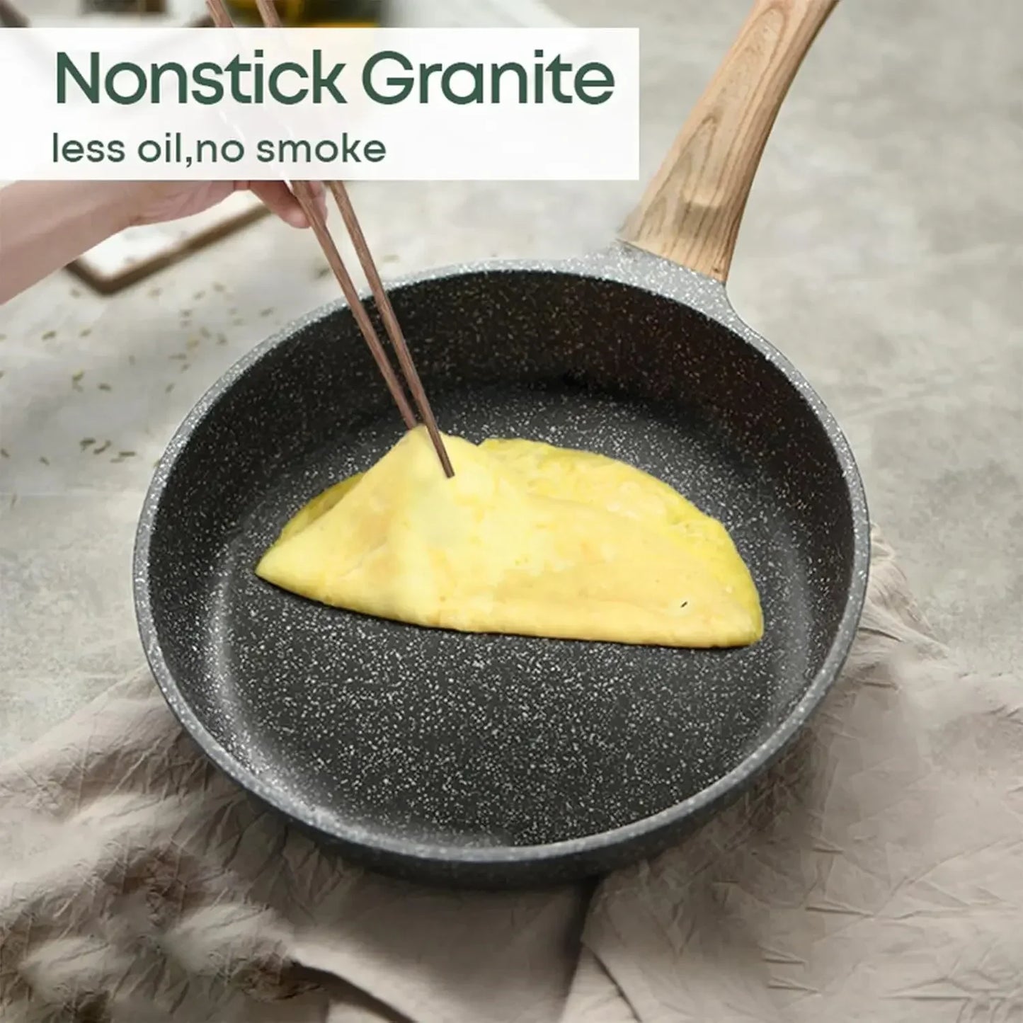 Granite Nonstick 10-Piece Cookware Set