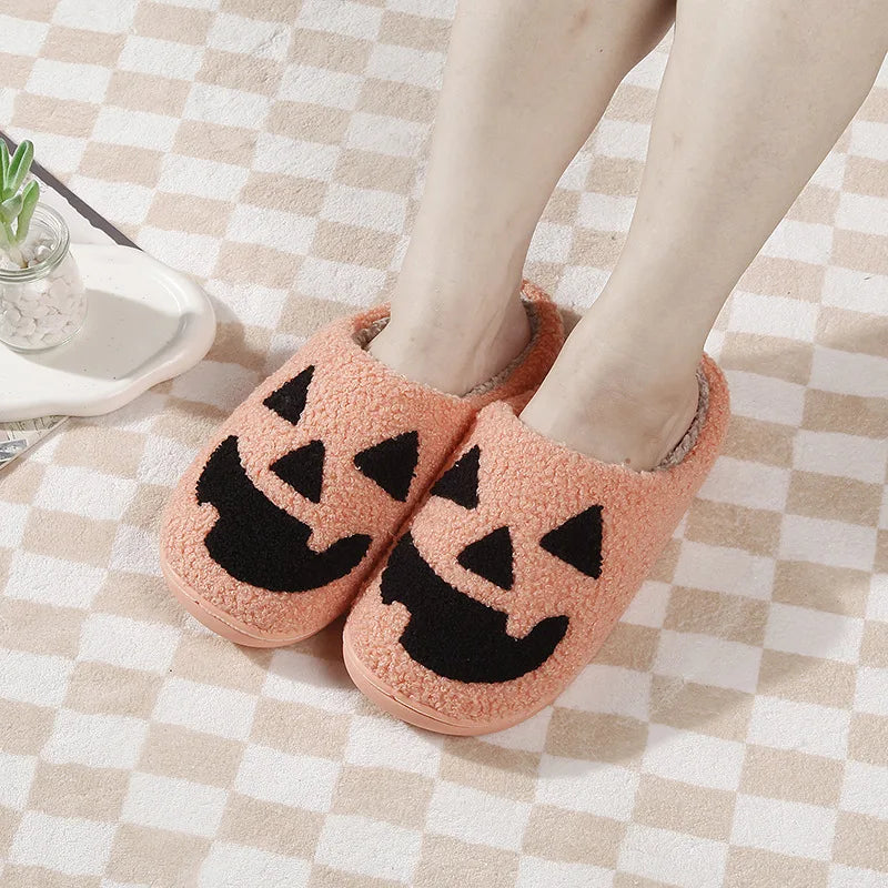 Pumpkin Halloween Slippers