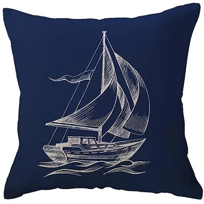 Nautical Throw Pillow Covers