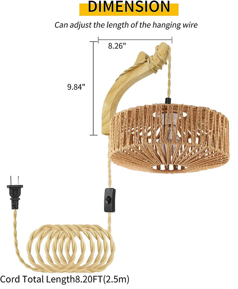 Plafonnier tissé SolHalo