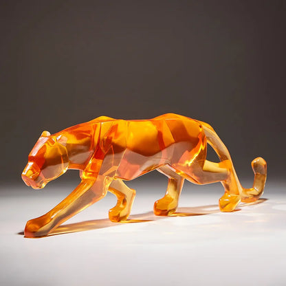 Colorful Leopard Sculptures