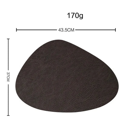 Set de table en cuir résistant à la chaleur 