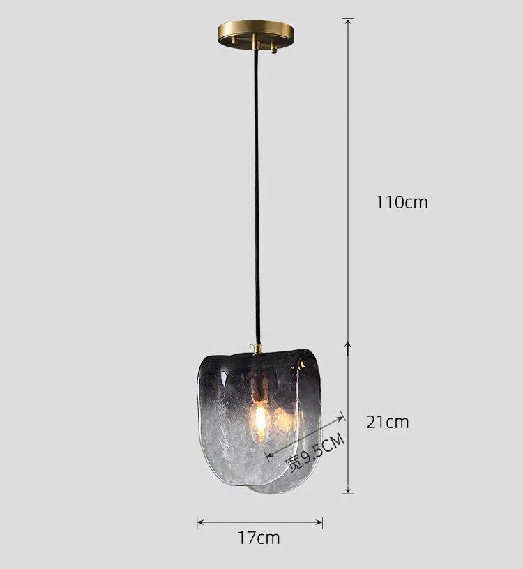 Modern Gradient Glass Pendant Light