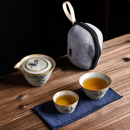 Japanese-Style Travel Tea Set