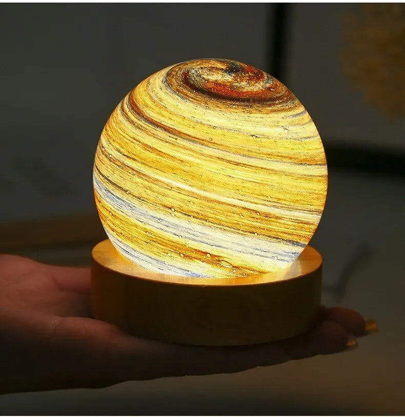 Crystal Ball Planet Night Light