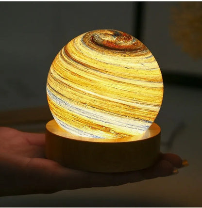 Crystal Ball Planet Night Light