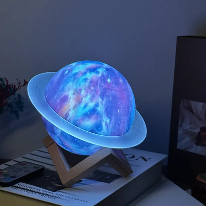 Saturn Planet Bluetooth Speaker and Night Light