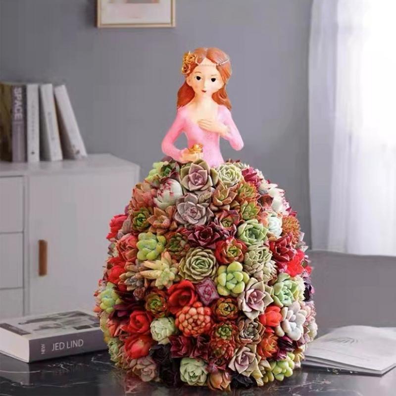 Cute Princess Skirt Succulent Planters