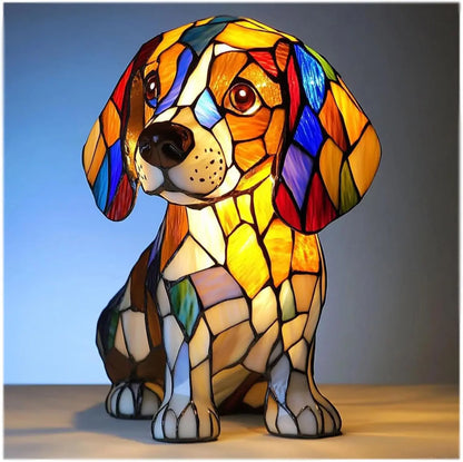 Soft Glow Dog Table Lamp