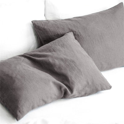 Pure Linen Throw Pillow Cases