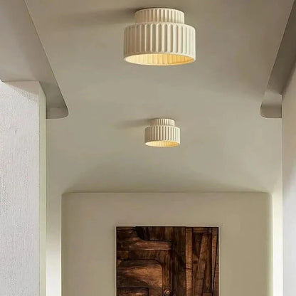 Cream Color Ceiling Light