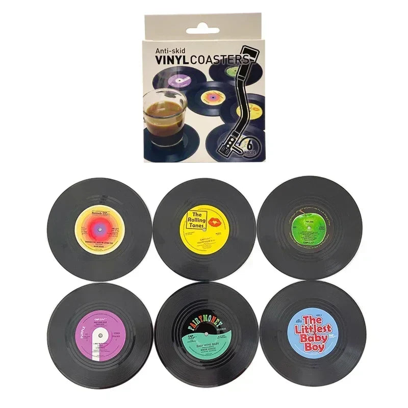 Vinyl Spin Coasters