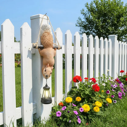 Oakglow Garden Squirrel Solar Statue