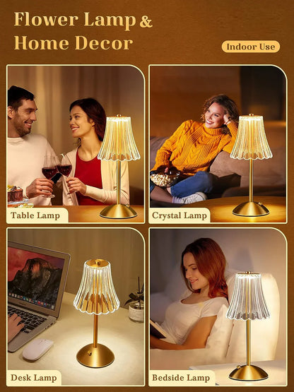 Elegant Romantic Bedside Table Lamp