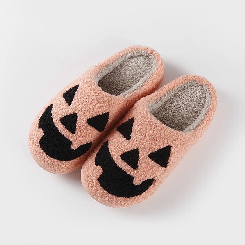 Pumpkin Halloween Slippers