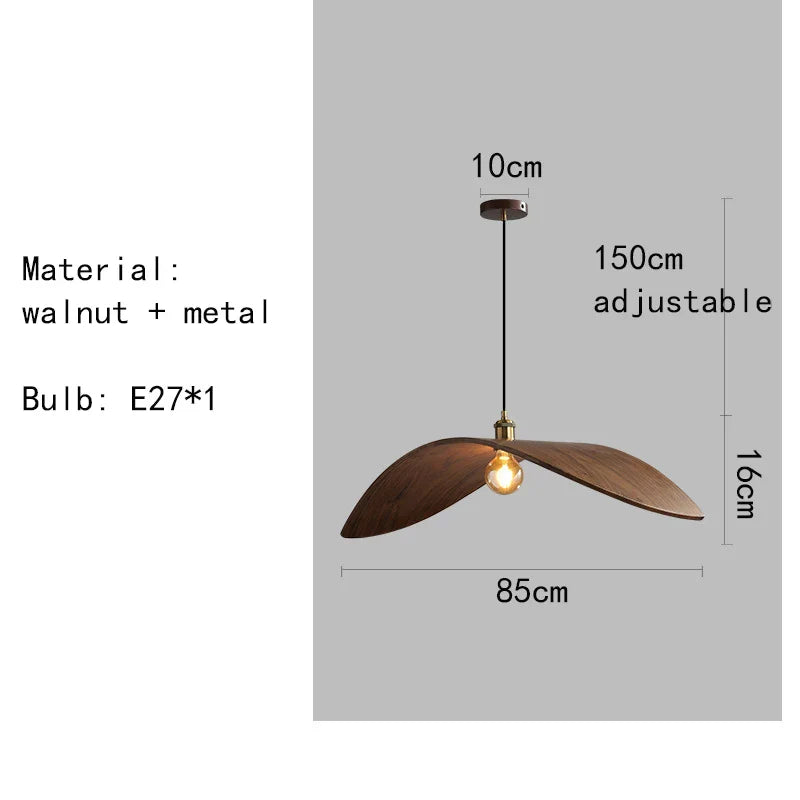Möwe Holz Pendelleuchte