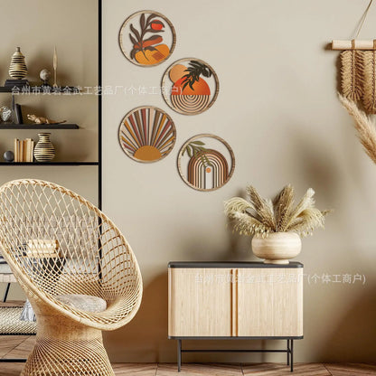 Golden Horizon Wall Art Collection (4pcs)