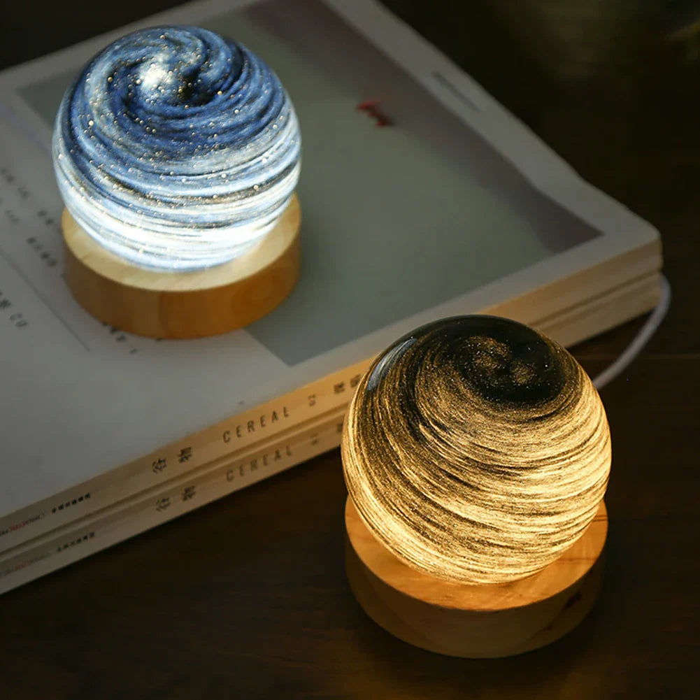 Crystal Ball Planet Night Light