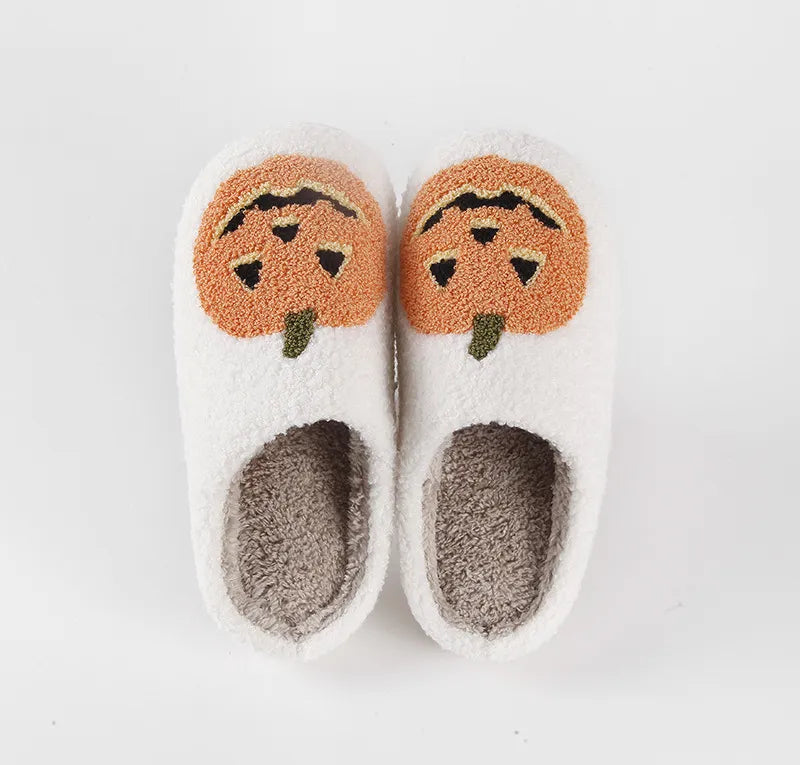 Pumpkin Halloween Slippers