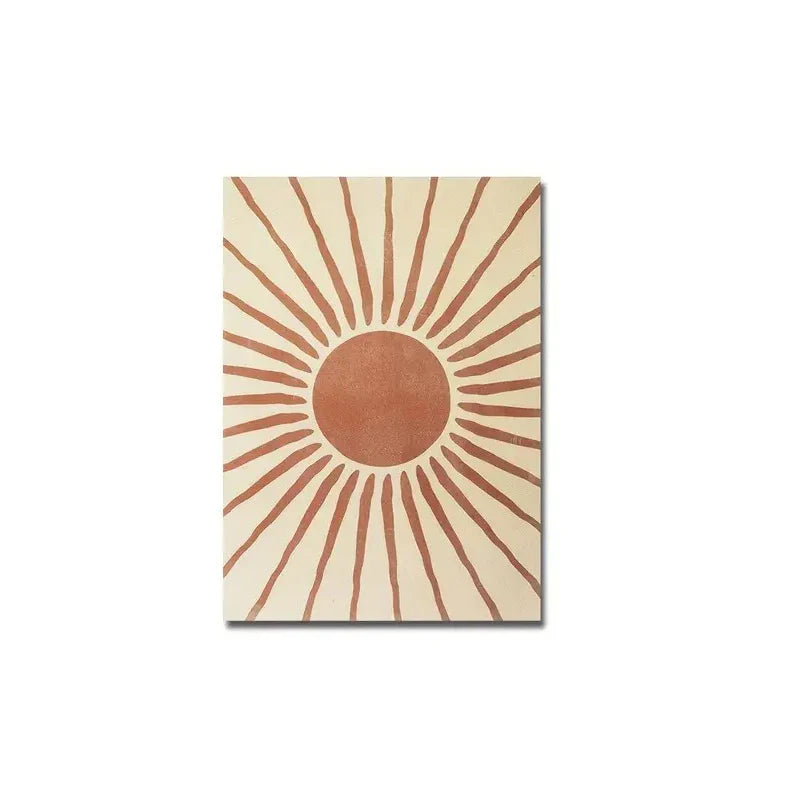 Boho Eclipse Canvas Wall Art