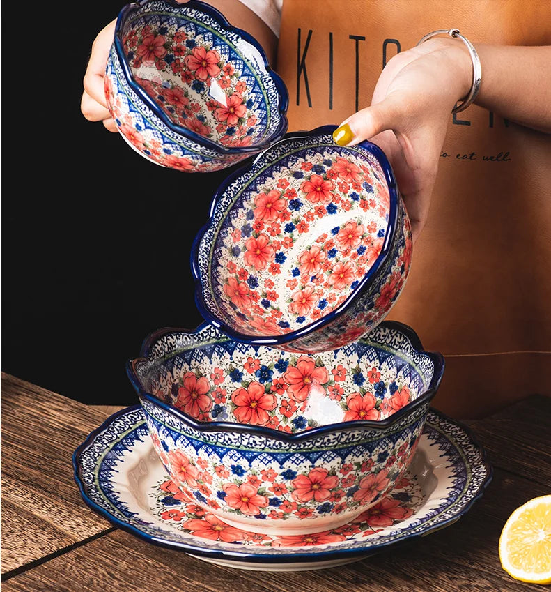 Cherry Blossom Ceramic Bowls