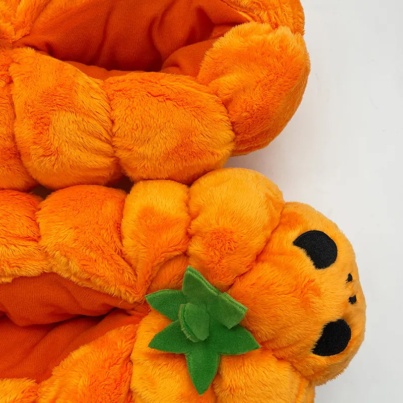 Halloween Pumpkin Slippers