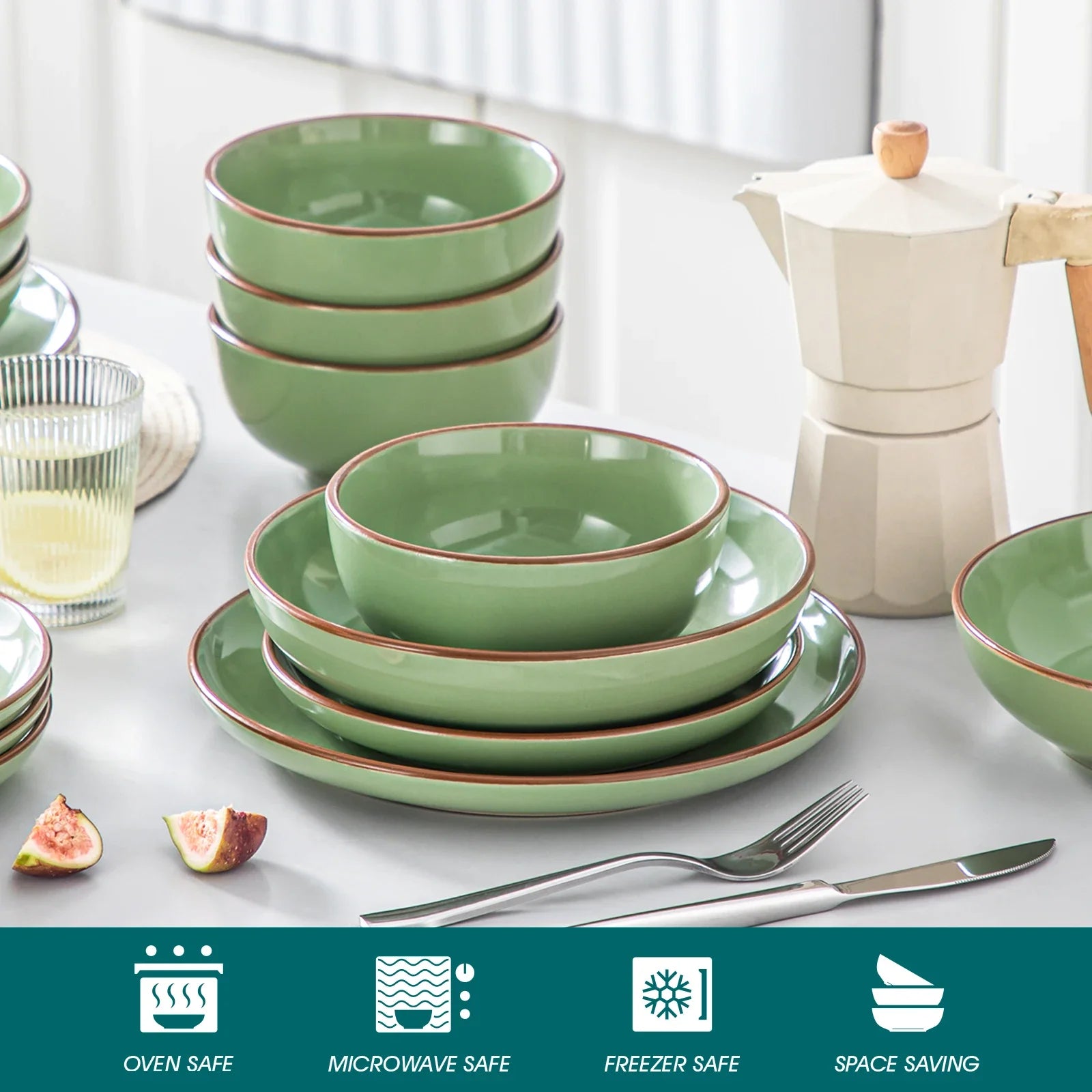 NYMPH Forest Glaze Tableware Set