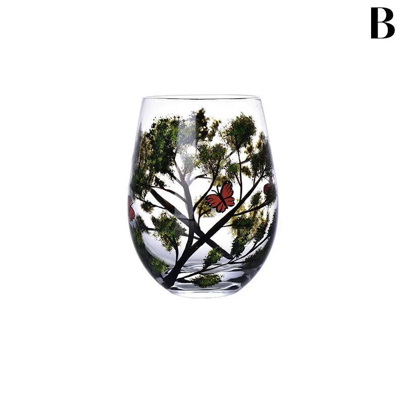 Taza de cristal Four Seasons Trees