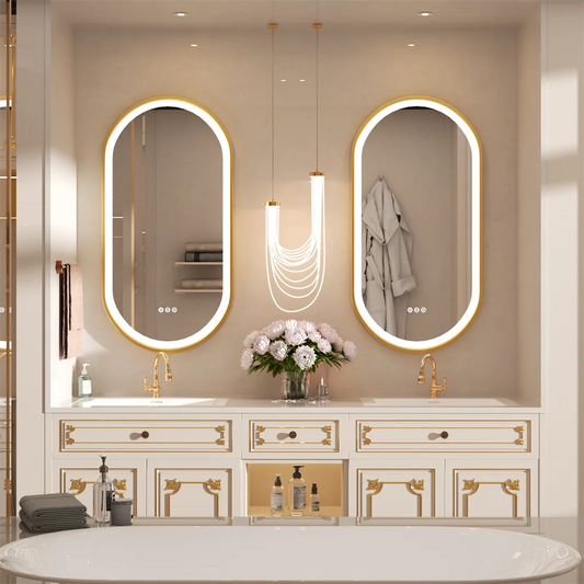 Luminous Halo Oval Smart Mirror