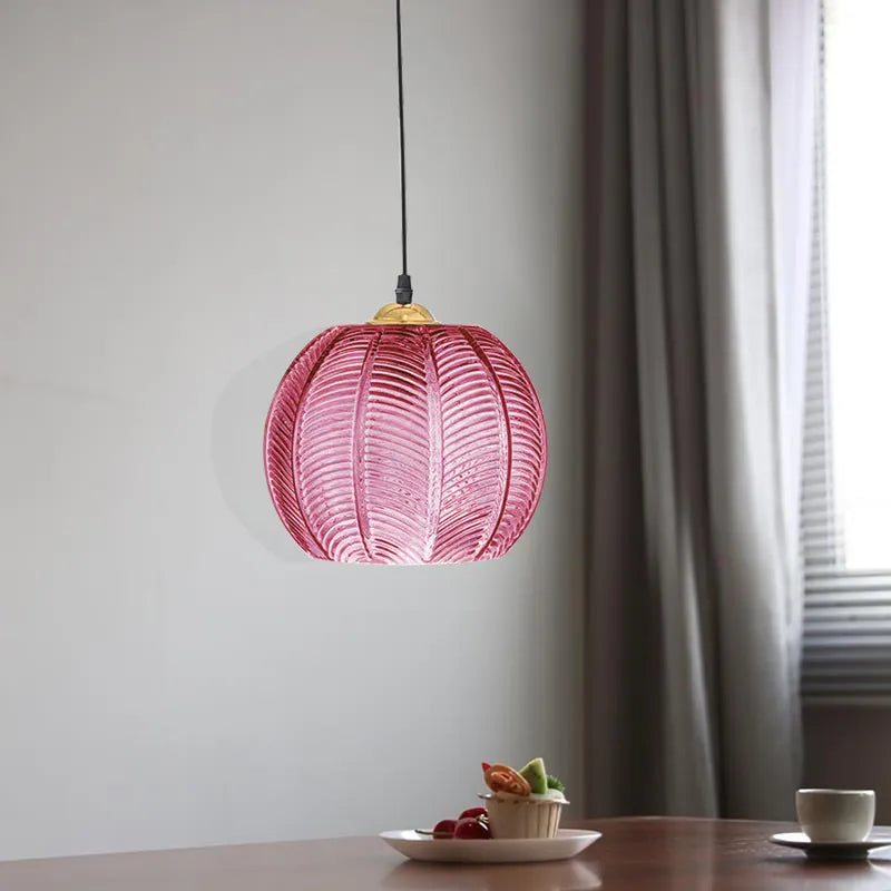 Colorful Nordic Palm Leaf Pendant Light