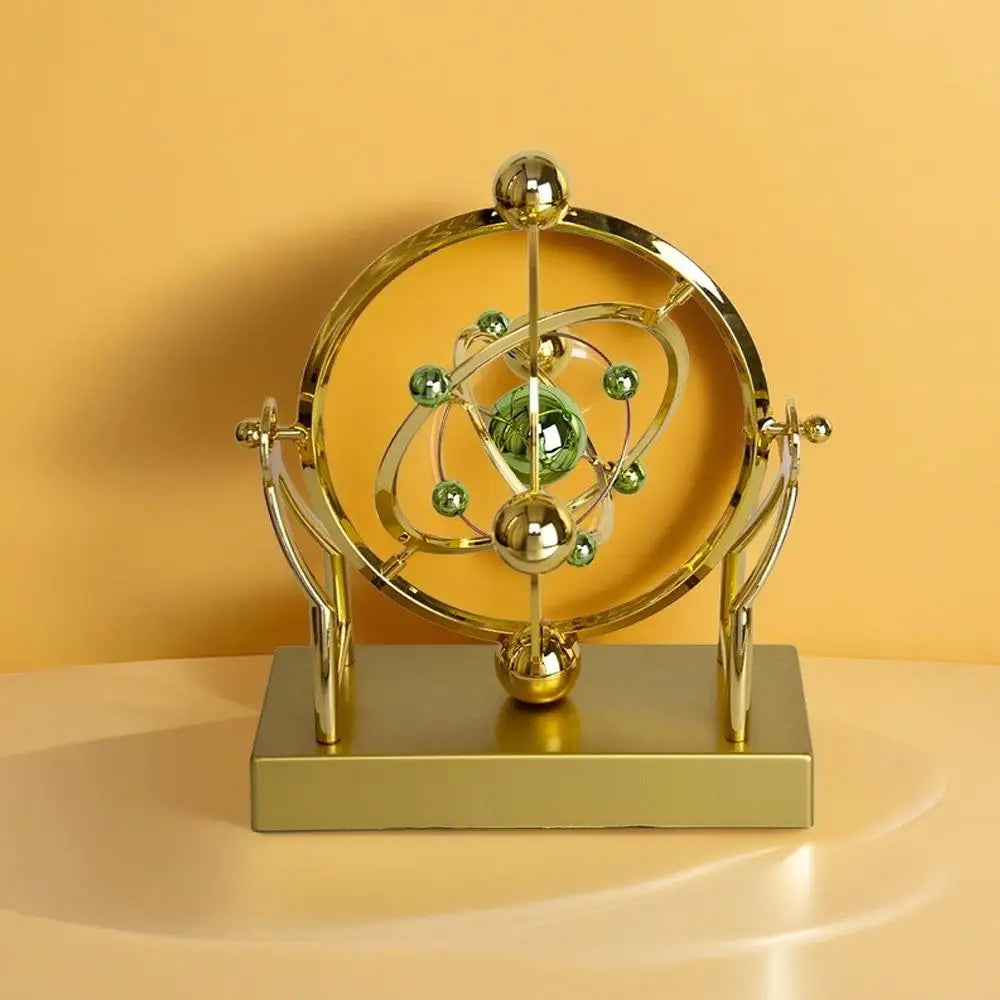 Kinetic Art Desk Decor - Celestial Orbit Perpetual Motion Pendulum astronomy home decor celestial orbit pendulum erpetual motion ornament Figurine kinetic sculpture desk decor Lamp minimalist office decor Organizer Sculpture unique gift for him