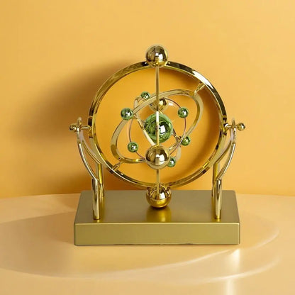 Kinetic Art Desk Decor - Celestial Orbit Perpetual Motion Pendulum astronomy home decor celestial orbit pendulum erpetual motion ornament Figurine kinetic sculpture desk decor Lamp minimalist office decor Organizer Sculpture unique gift for him