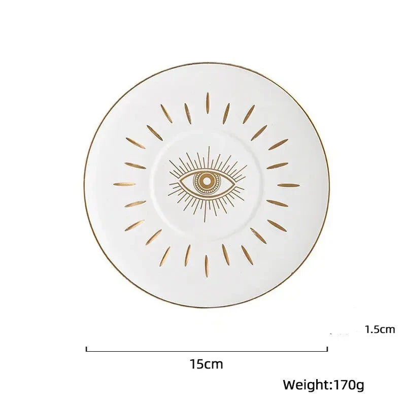 Evil Eye Ceramic Small Plate