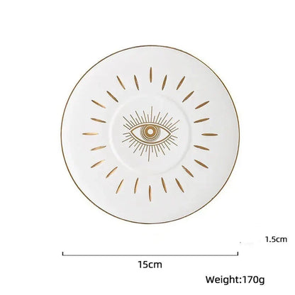 Evil Eye Ceramic Small Plate